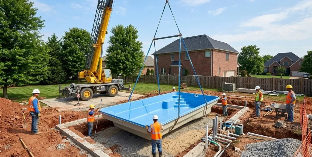 Fiberglass Pool Installation