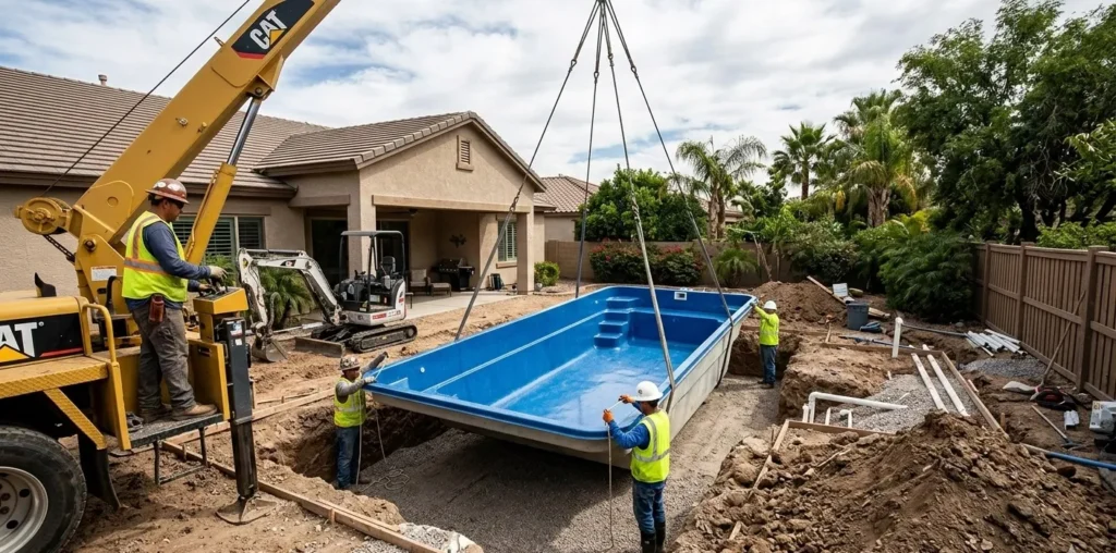 Fiberglass Pool Installation